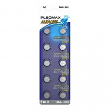 Pleomax AG6 (370) LR920, LR69 Button Cell (100/1000/98000) (10 шт. в уп-ке)