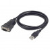 Gembird Конвертер USB->SERIAL UAS-DB9M-02 AM/DB9M, 1,5 м, PL2303TA, WinXP-Win8, черный, пакет