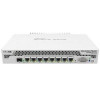 MikroTik CCR1009-7G-1C-PC Маршрутизатор (9-cores, 1Ghz per core), 1GB RAM, 7xGbit LAN, 1x Combo port (1xGbit LAN or SFP), RouterOS L6, passive cooling desktop enclosure, rackmount ears, PSU