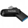 SanDisk USB Drive 64GB Ultra Dual Drive Go, USB 3.1 - USB Type-C Black[SDDDC3-064G-G46]