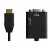 Exegate EX294719RUS Кабель-переходник HDMI-VGA ExeGate EX-HDMIM-VGAM-3.5JackS-1.8 (19M/15M+3.5mm Jack M, 1,8м) Преобразователь цифрового HDMI сигнала в VGA видео и стерео-аудио