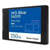 SSD WD 250Gb 2.5" SATA3 Blue SA510 (WDS250G3B0A)