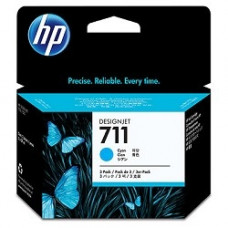 HP CZ134A Картридж №711, Cyan {Designjet T120/T520, Cyan (29ml 3 - pack)}