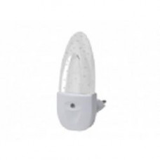 ЭРА Б0019103 Ночник - светильник светодиодный NN-619-LS-W в розетку с датчиком освещенности белый