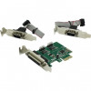 ORIENT XWT-PE2S1PLP RTL контроллер  PCI-E to COM 2-port + LPT 1-port (WCH CH382) Low Profile