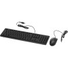 Комплект (клавиатура+мышь) A4TECH KR-3330S, USB, проводной, черный