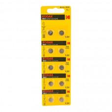 Kodak AG6 (370) LR920, LR69 [KAG6-10] Max Button Cell (100/1000/98000) (10 шт. в уп-ке)