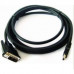 Кабель HDMI-DVI Cablexpert CC-HDMI-DVI-6, 19M/19M, single link, медь, позол.разъемы, экран, 1.8м, черный, пакет