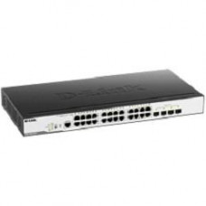 D-Link DGS-3000-28LP/B1A Управляемый L2 коммутатор с 24 портами 10/100/1000Base-T и 4 портами 1000Base-X SFP (24 порта PoE 802.3af/at, PoE-бюджет 193 Вт)