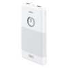 Perfeo Powerbank 10000 mah + Micro usb /In Micro usb /Out USB 1 А, 2.1A/ White (PF_B4297)