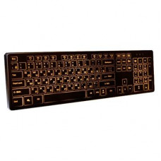Dialog Katana Клавиатура KK-ML17U BLACK  - Multimedia, с янтарной подсветкой клавиш, USB, черная