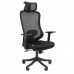 Офисное кресло Chairman CH563 черный пластик, черный (7146051)