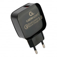 Cablexpert Зарядное устройство MP3A-PC-41 18Вт, 3А, QC3.0, 1xUSB, ,белый, пакет