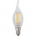 ЭРА Б0027945 Лампочка светодиодная F-LED BXS-7W-840-E14 Е14 / Е14 7Вт филамент свеча на ветру нейтральный белый свет
