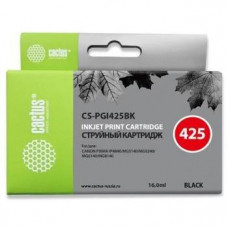 Cactus  PGI425BK Картридж для Canon PIXMA iP4840/MG5140/MG6140/MX884, черный, 16 мл.